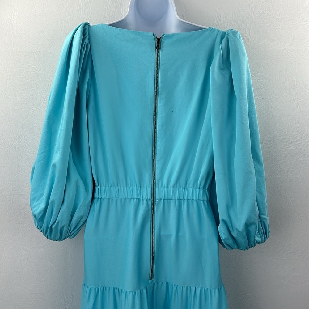 Alice + Olivia Shayla Puffed Sleeve Tiered Maxi Dress - Picture 9 of 12